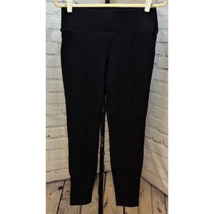 Nine West Women’s Black Seamed Ponte Leggings (Size M)